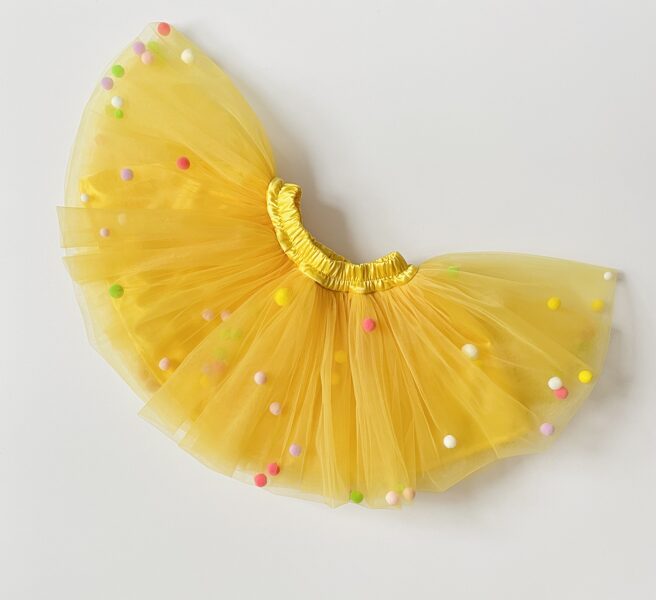 Ball skirt yellow 80.; 86.; 98.; Amendment 104