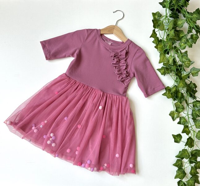 Dress Lightness in dusty pink